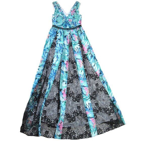 NWT Lilly Pulitzer Janette Maxi in Maldives Green Hype It Up Lace Inset Dress 2
